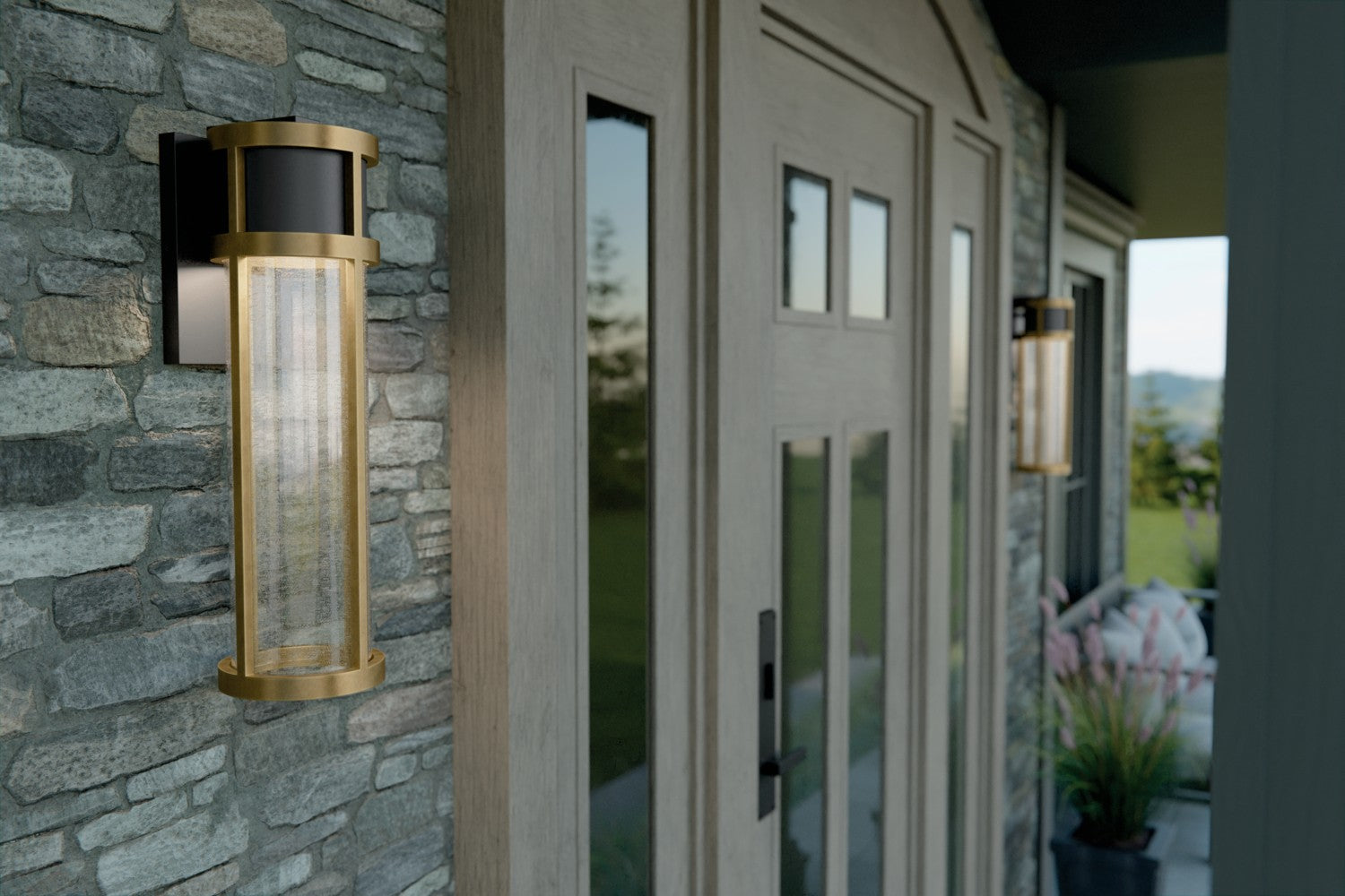Kichler - 59141BKT - LED Outdoor Wall Mount - Camillo - Textured Black