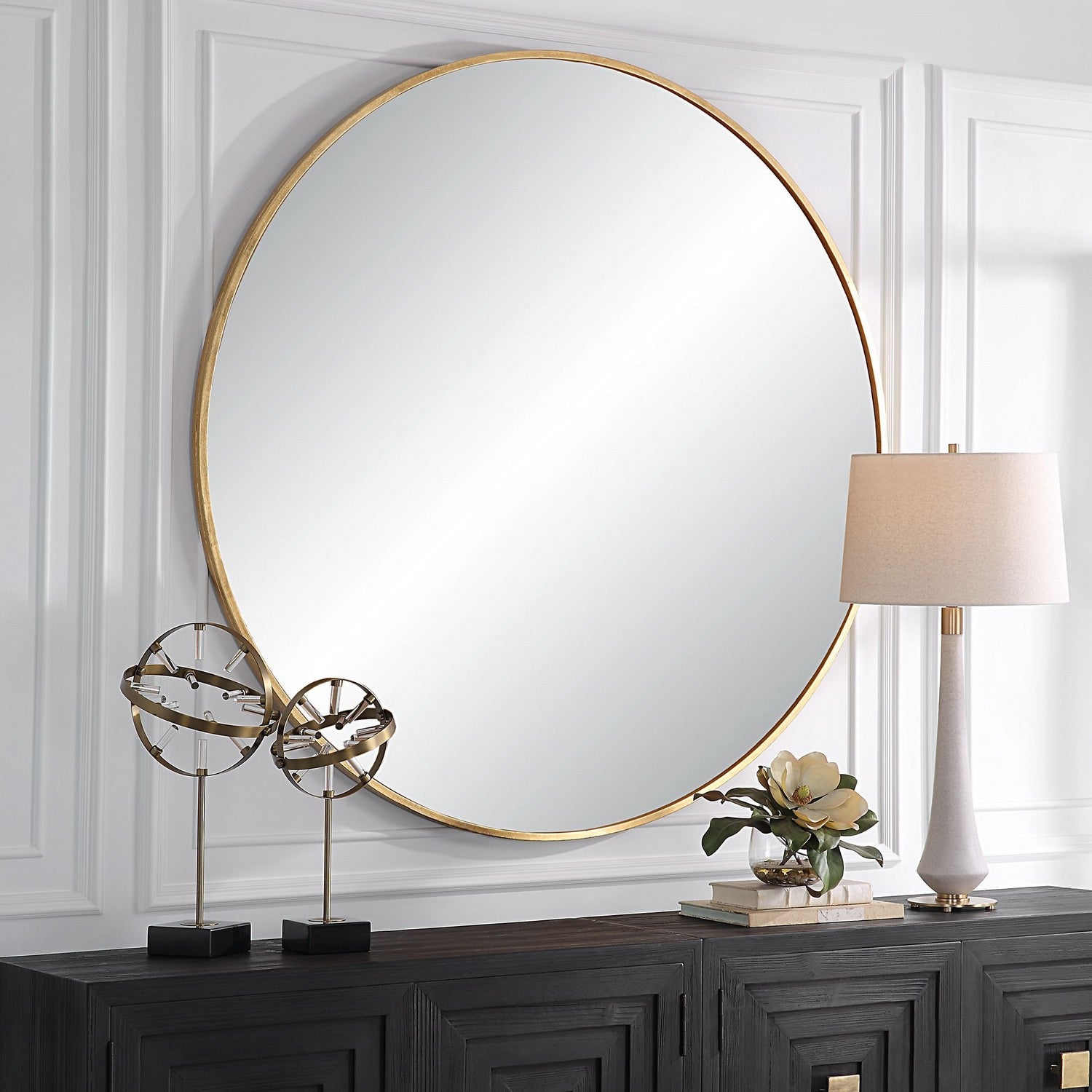 Uttermost - 09928 - Mirror - Junius - Antiqued Gold Leaf