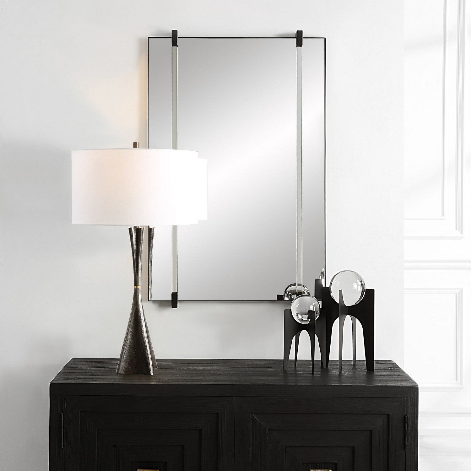 Uttermost - 09937 - Mirror - Ladonna - Matte Black