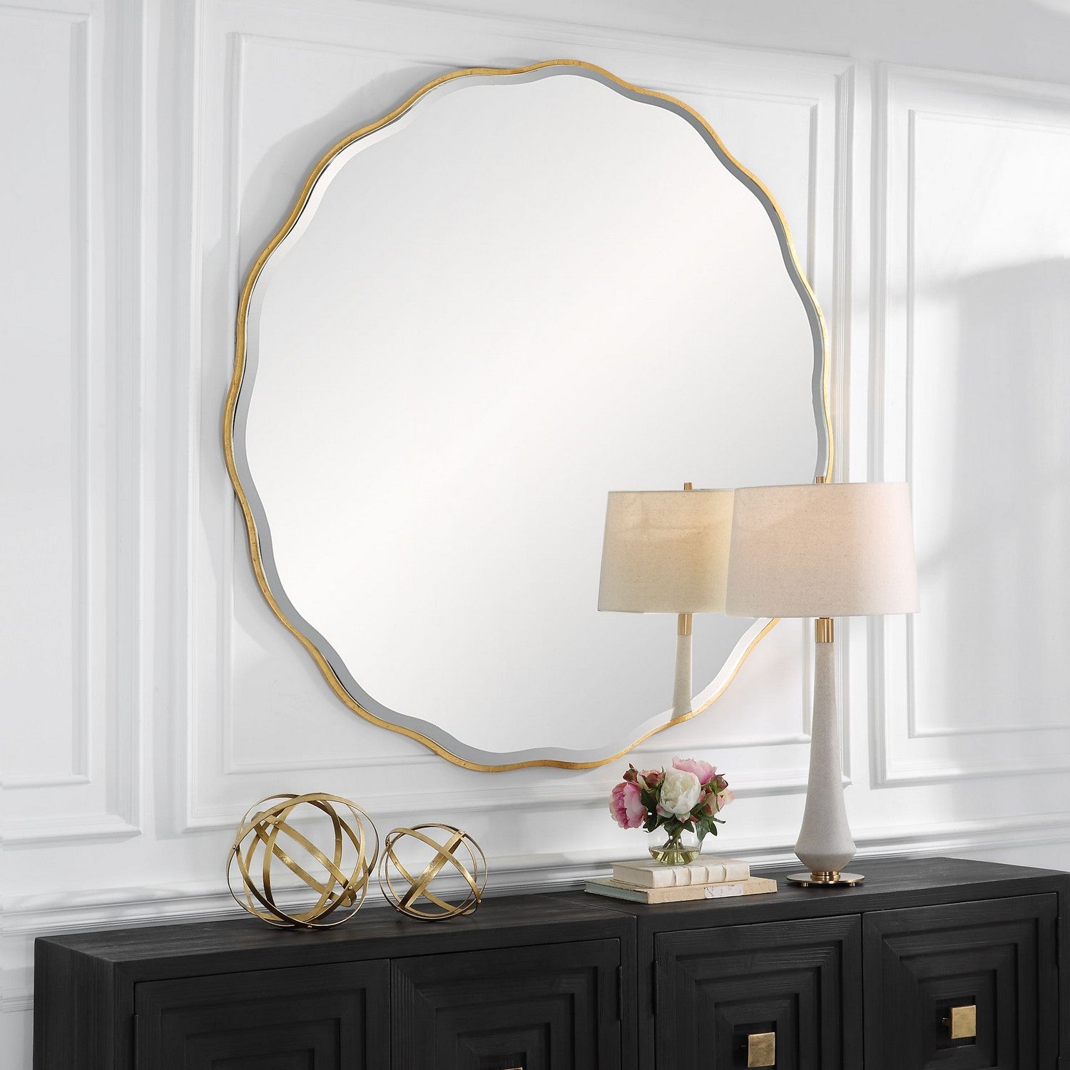 Uttermost - 09943 - Mirror - Aneta - Aged Gold