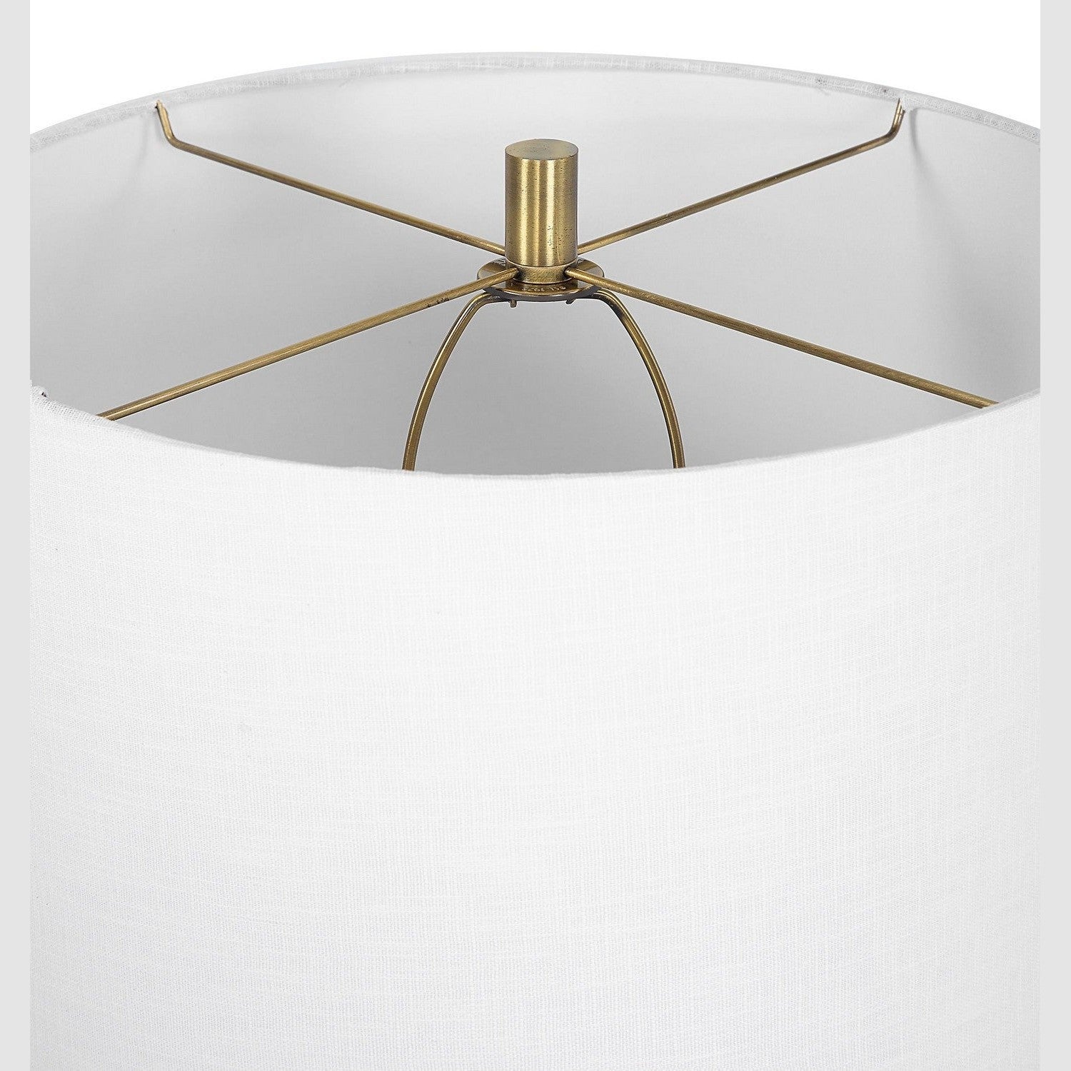 Uttermost - 30221-1 - One Light Table Lamp - Zade - Antiqued Brass