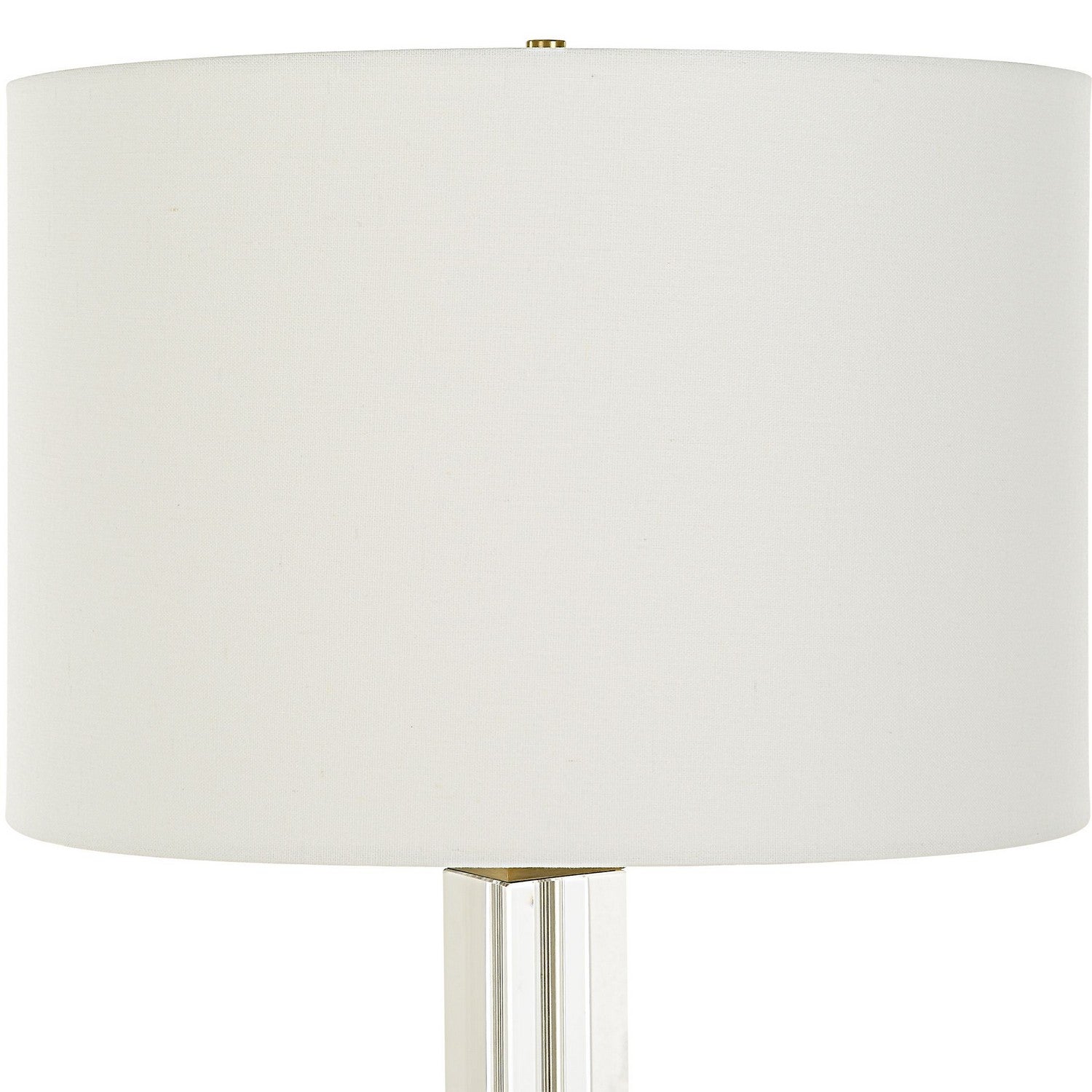 Uttermost - 30237 - One Light Table Lamp - Crystal Column - Antique Brass