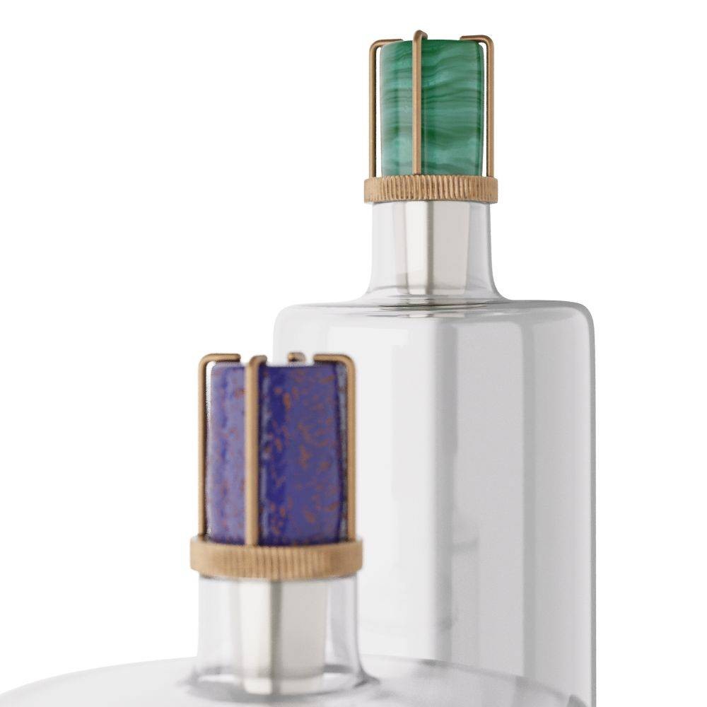 Arteriors - ARI10 - Decanters, Set of 2 - Adalyn - Clear