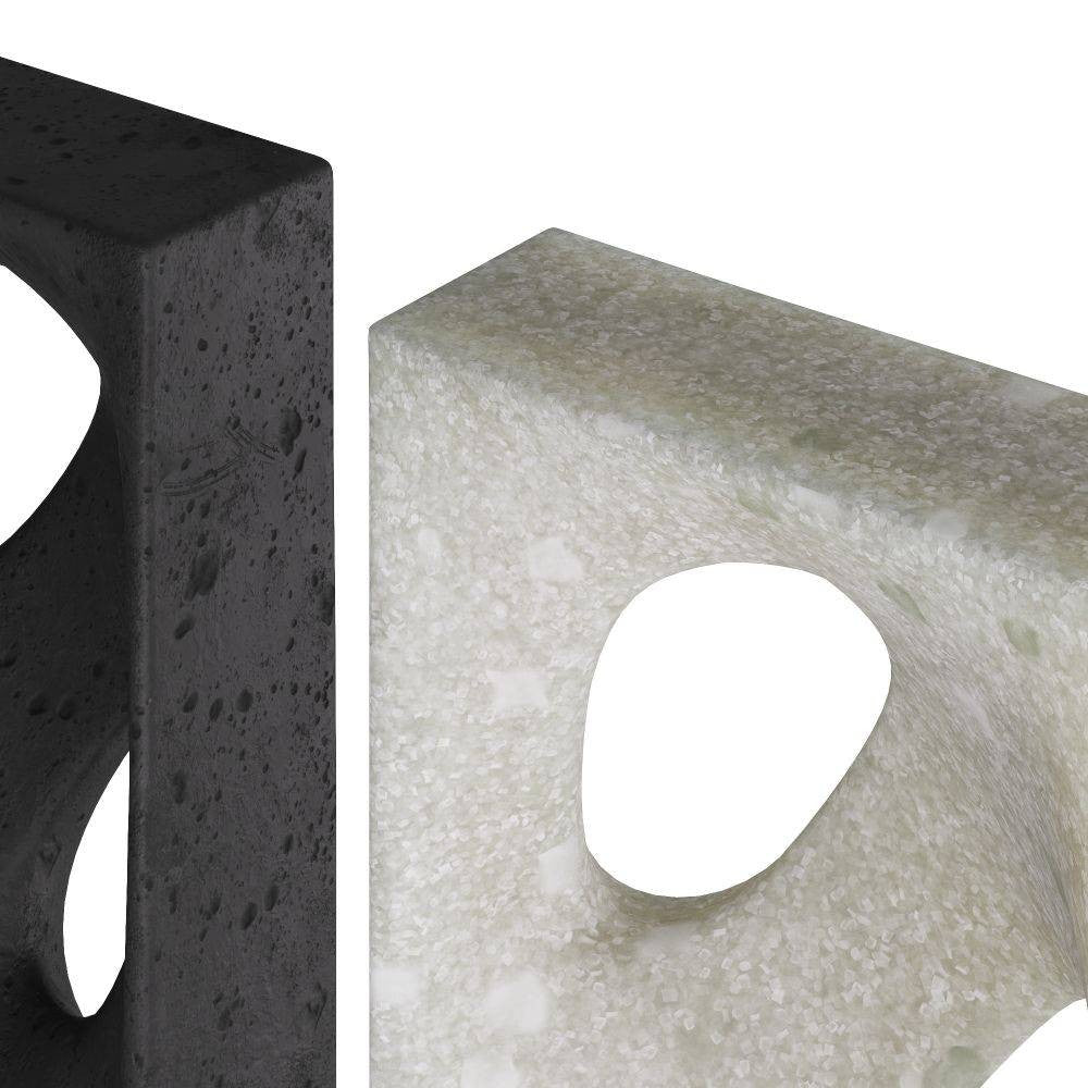 Arteriors - ASC10 - Bookends, Set of 2 - Bondi - Charcoal