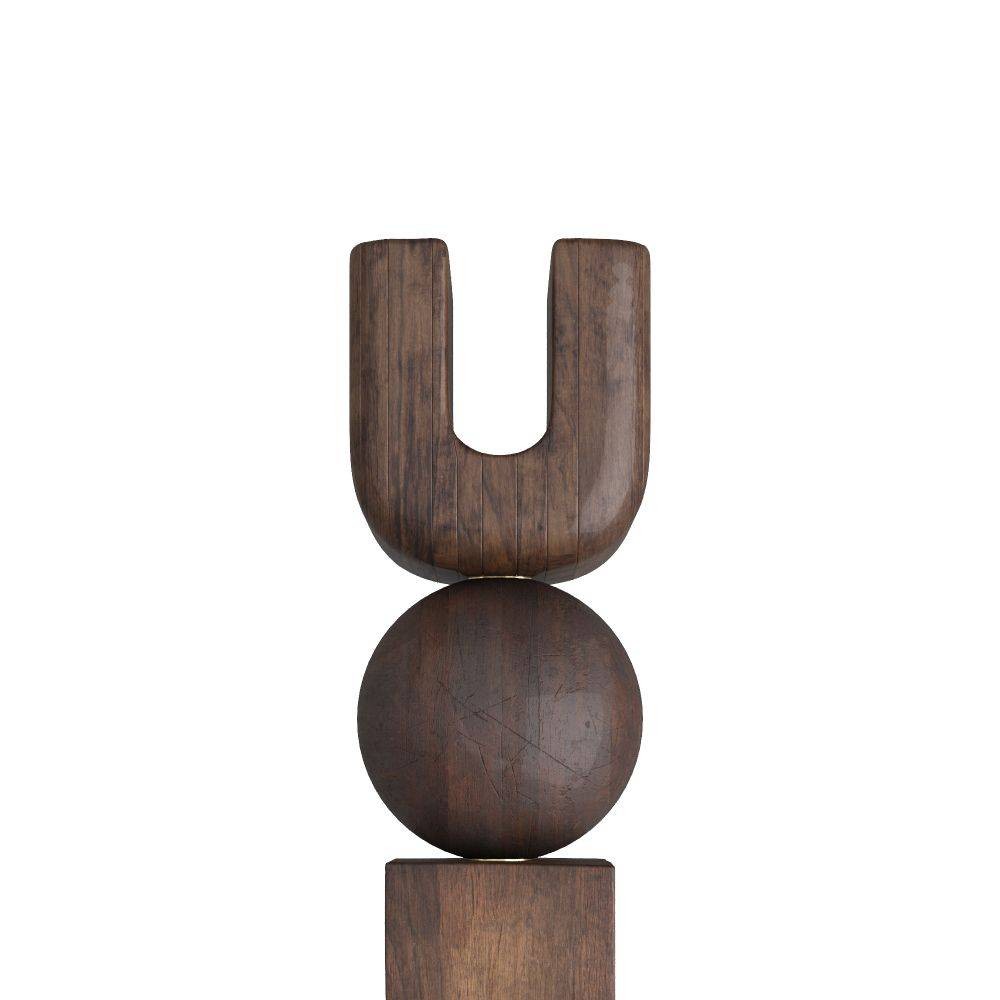 Arteriors - ASS03 - Sculpture - Bakari - Walnut Stain