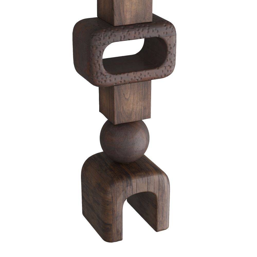 Arteriors - ASS03 - Sculpture - Bakari - Walnut Stain
