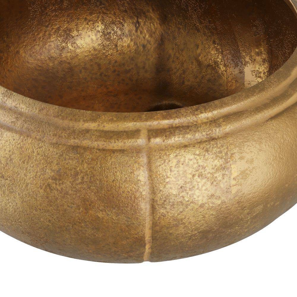 Arteriors - ATI01 - Cache Pot - Zehir - Antique Brass