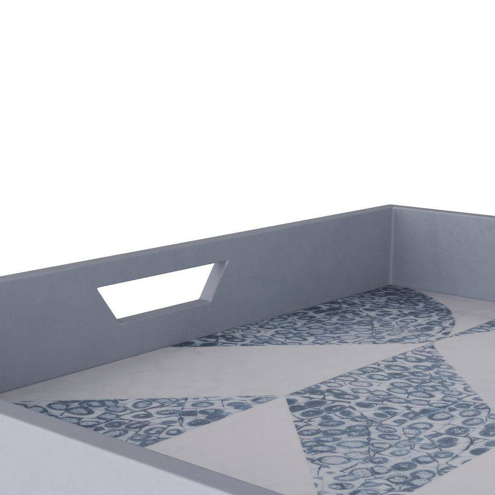Arteriors - AYS02 - Tray - Alfie - Slate Blue Mosaic