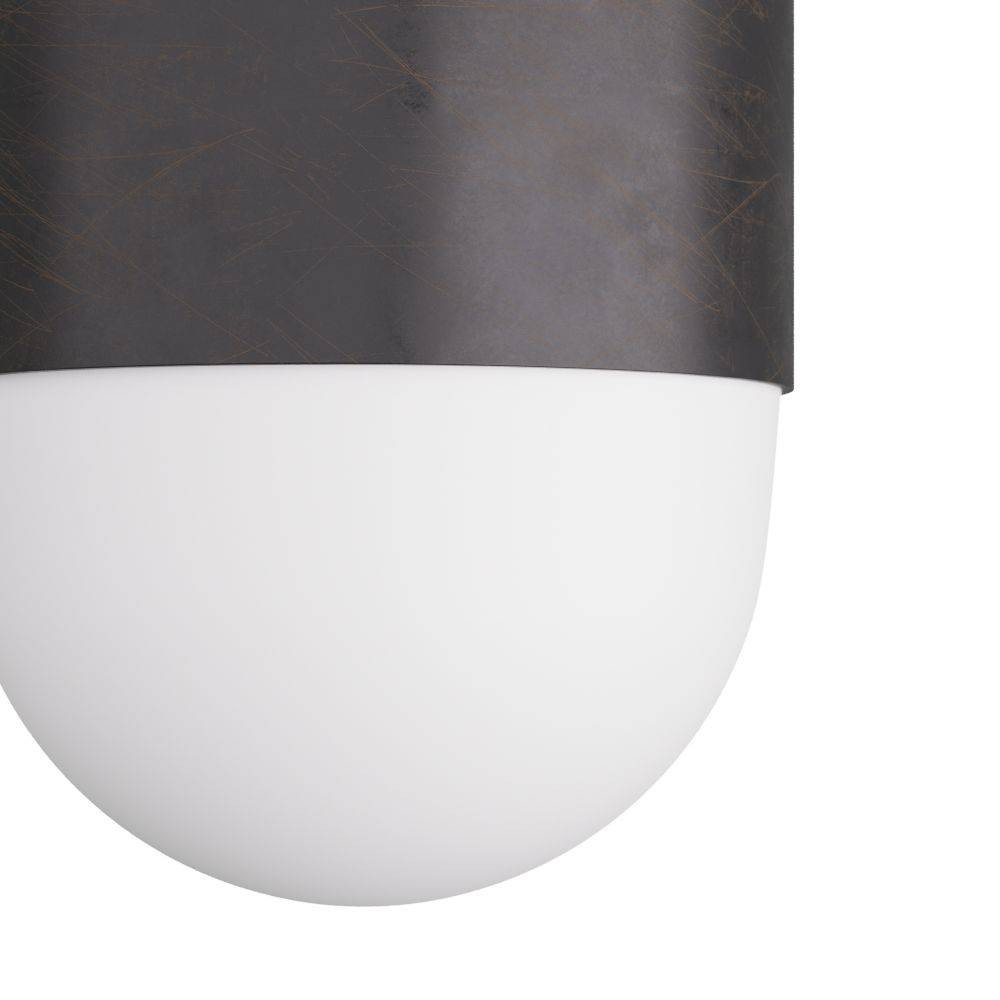 Arteriors - DFC06 - Flush Mount - Allentown - English Bronze, Opal Glass