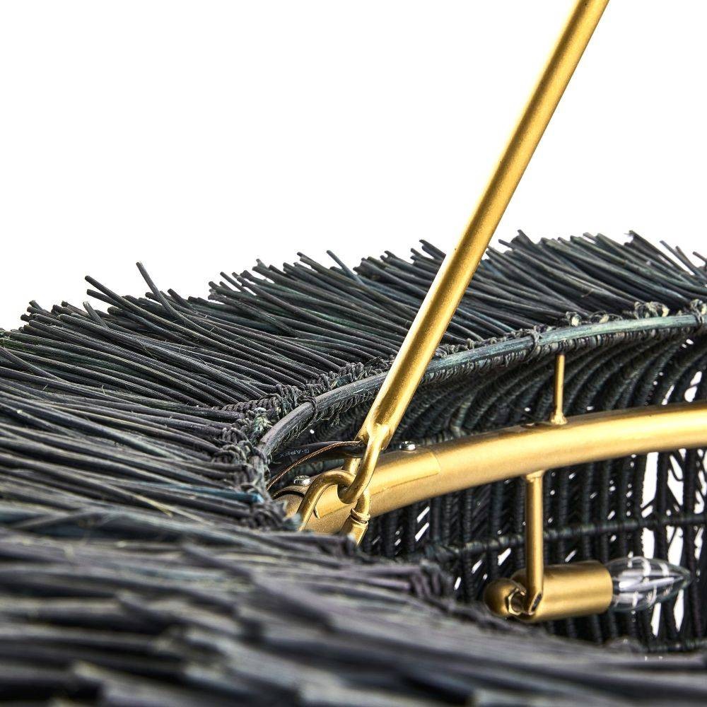 Arteriors - DLS07 - Chandelier - Zaria - Black Stained