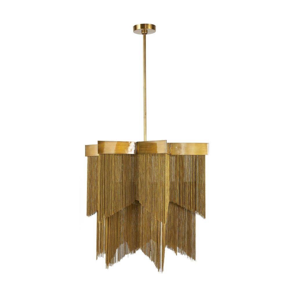 Arteriors - DMI07 - Chandelier - Bridget - Vintage Brass