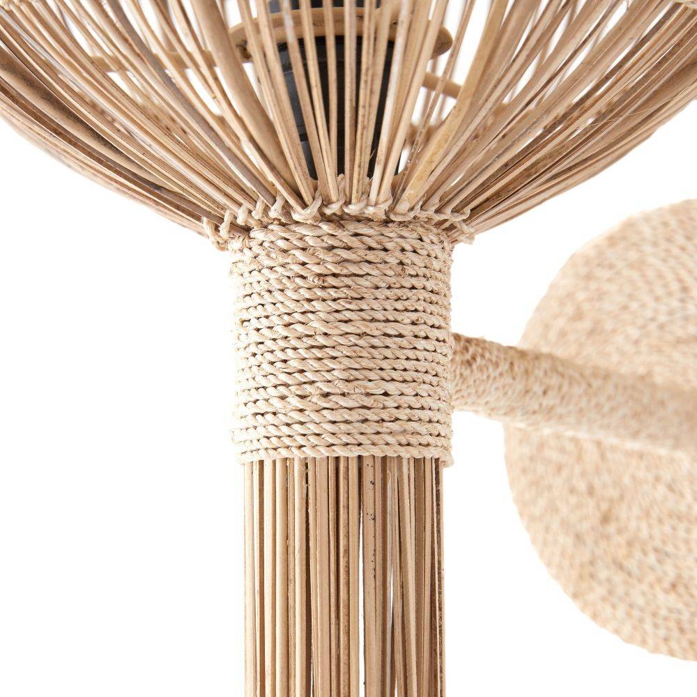 Arteriors - DWS03 - Wall Sconce - Abitha - Natural Coco Midrib