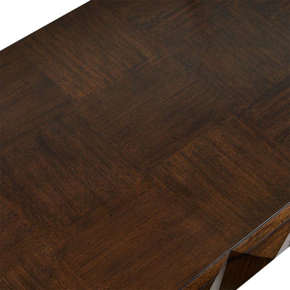 Arteriors - FCS01 - Cocktail Table - Umbra - Brindle Eucalyptus Veneer/Ebony Oak