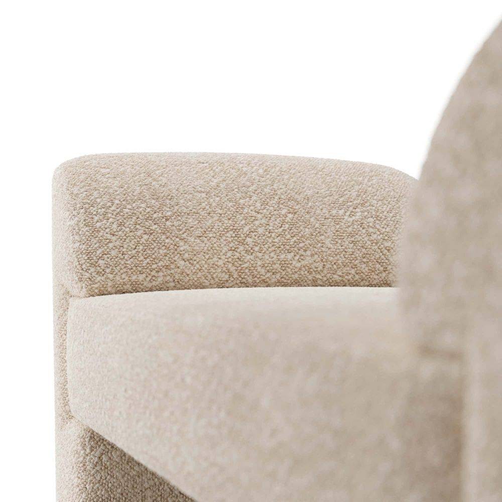 Arteriors - FHU01 - Bench - Windemere - Cream Sherpa