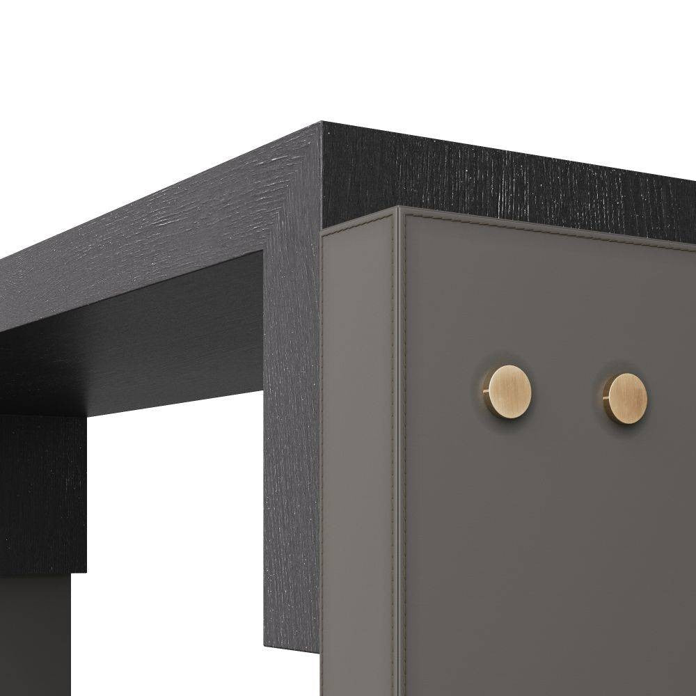 Arteriors - FLI08 - Console - Bernardo - Graphite