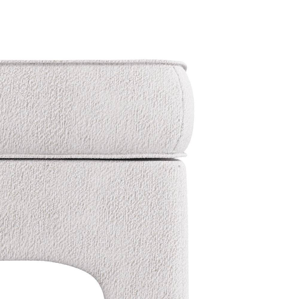 Arteriors - FOU02 - Ottoman - Ava - Stone Boucle