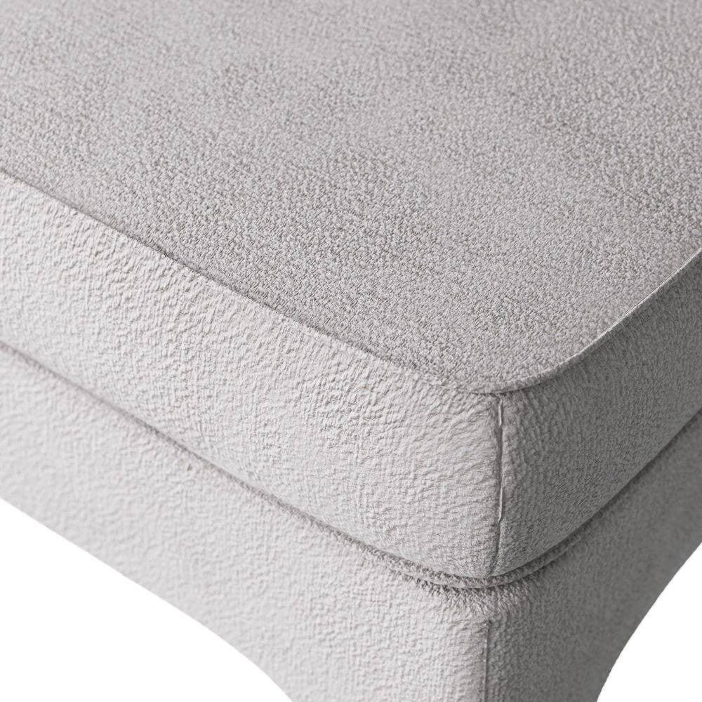 Arteriors - FOU02 - Ottoman - Ava - Stone Boucle