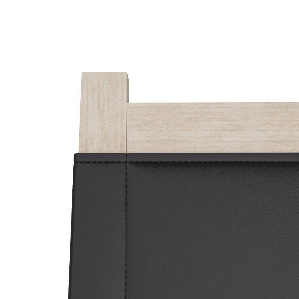 Arteriors - FRI08 - Dining Chair - Burdock - Graphite Leather