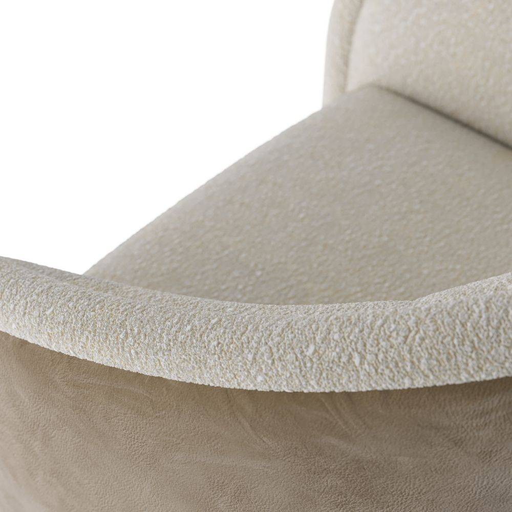 Arteriors - FRU05 - Chair - Aljona - Cream Sherpa