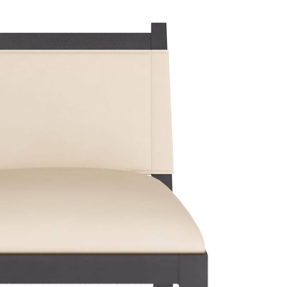 Arteriors - FSI09 - Counter Stool - Burdock - Ivory Leather