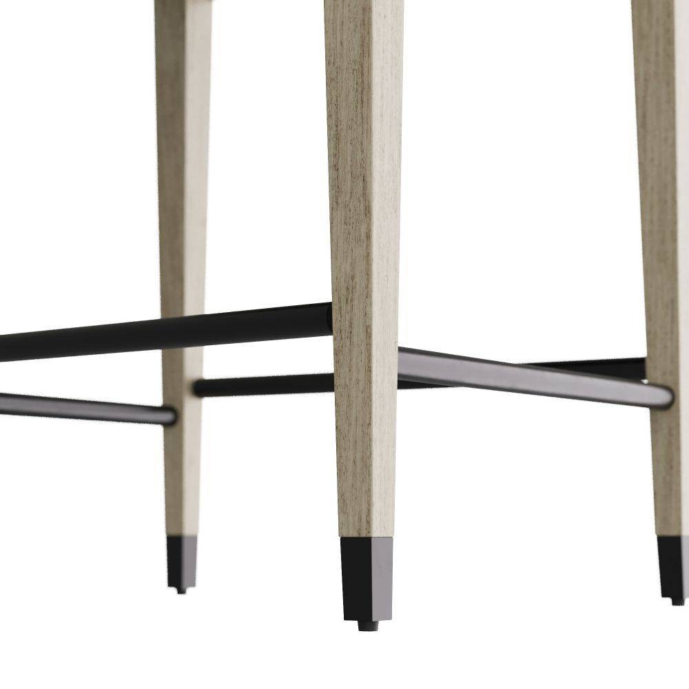Arteriors - FSI10 - Counter Stool - Burdock - Ebony Leather