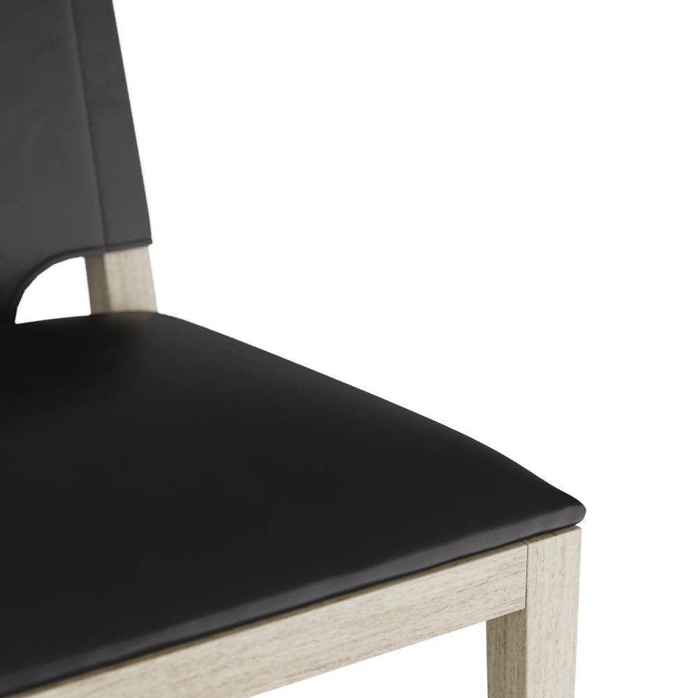 Arteriors - FSI10 - Counter Stool - Burdock - Ebony Leather