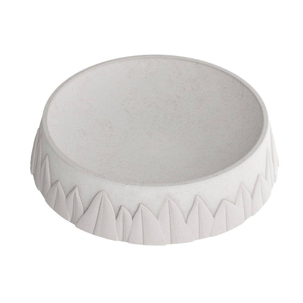 Arteriors - GKATC02 - Centerpiece - Feather - Ivory, Riverstone