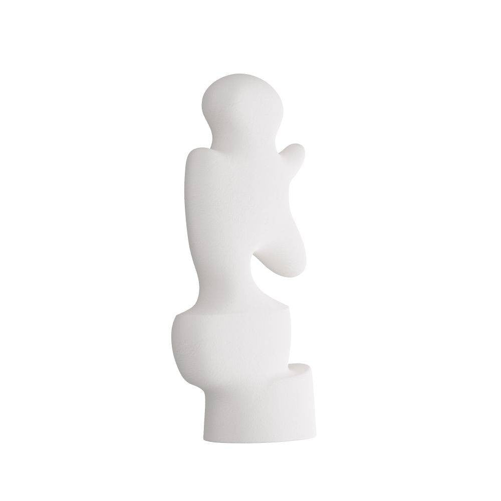 Arteriors - GKATC03 - Sculpture - Mello - White Plaster, Resin