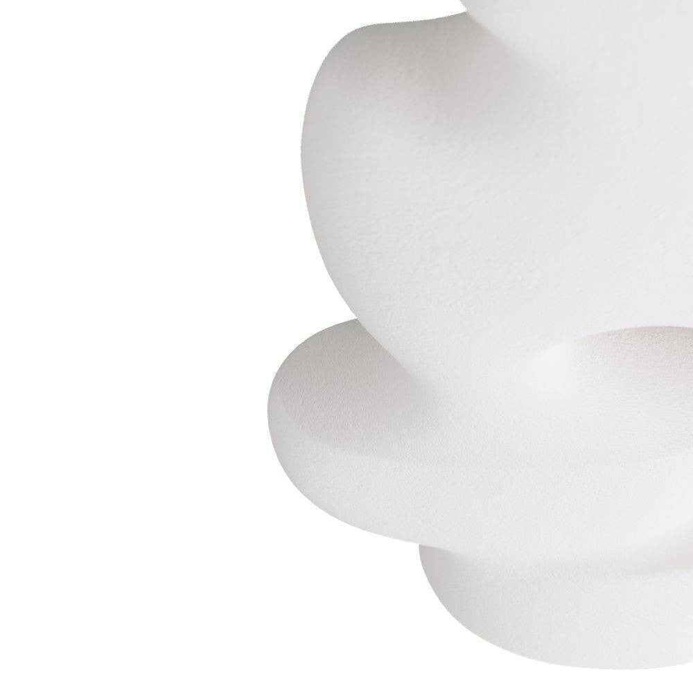 Arteriors - GKATC03 - Sculpture - Mello - White Plaster, Resin
