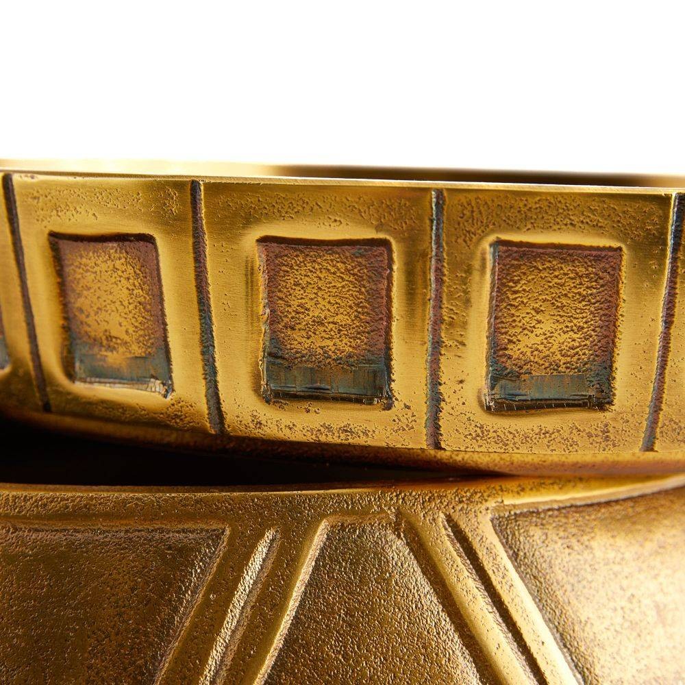 Arteriors - GKAYI01 - Centerpiece, Set of 2 - Millenia - Antique Brass