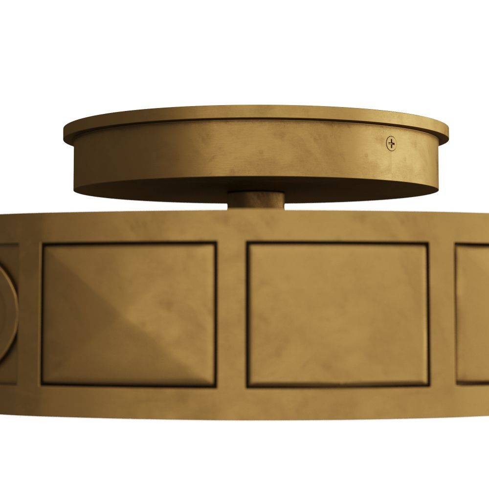 Arteriors - GKDFC02 - Flush Mount - Empire - Antique Brass