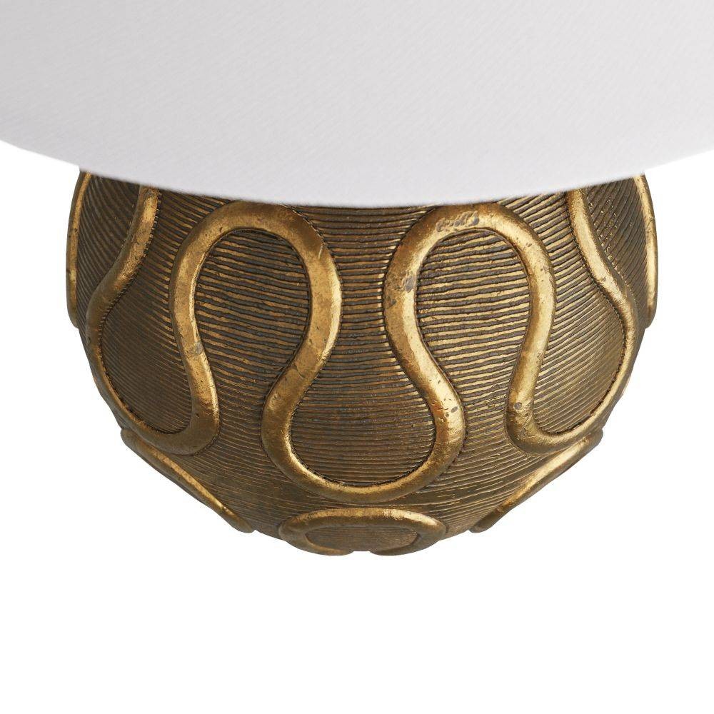 Arteriors - GKPTI01-671 - Table Lamp - Serpiente - Vintage Brass, Cast Aluminum