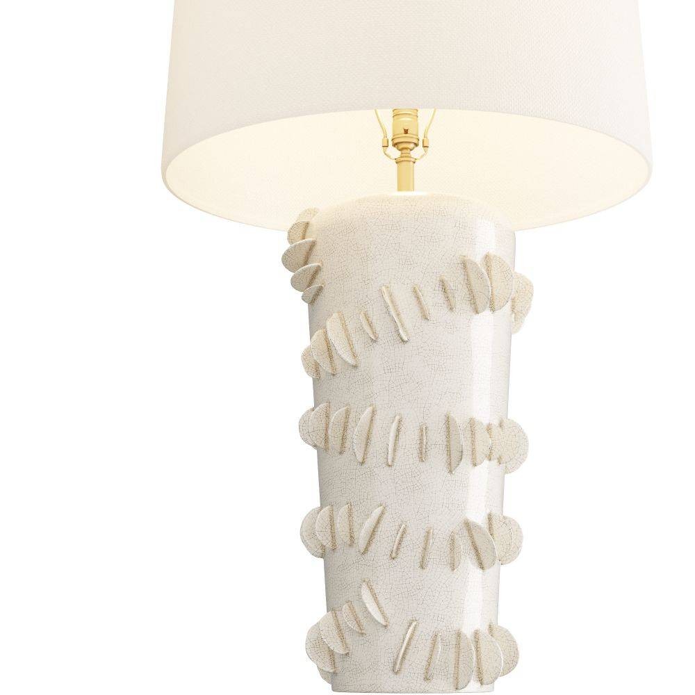 Arteriors - PTC11-SH021 - Table Lamp - Beatrix - Ivory Crackle, Ceramic