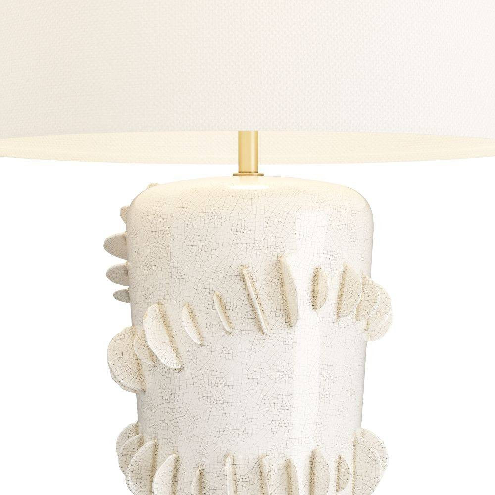 Arteriors - PTC11-SH021 - Table Lamp - Beatrix - Ivory Crackle, Ceramic