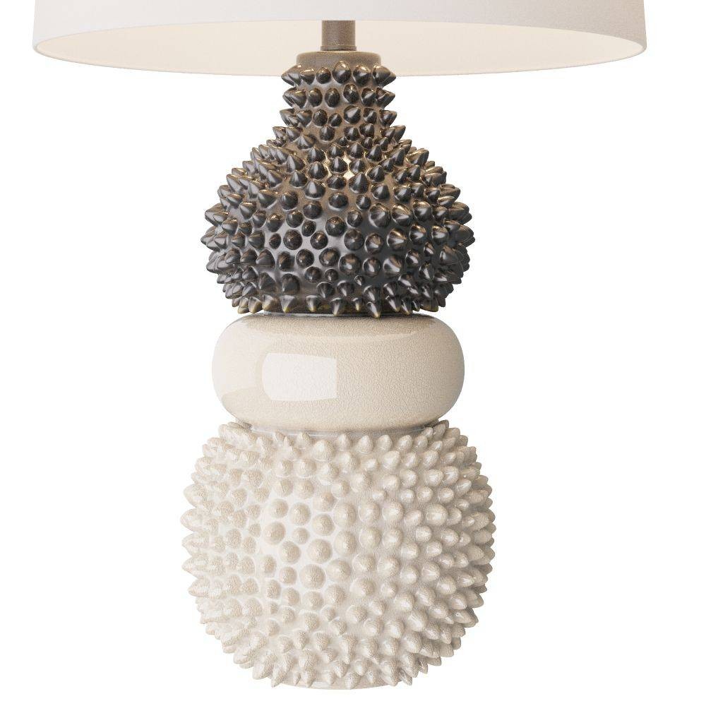 Arteriors - PTC13-SH024 - Table Lamp - Basilio - Ivory Crackle. Ceramic
