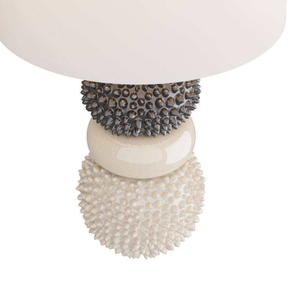 Arteriors - PTC13-SH024 - Table Lamp - Basilio - Ivory Crackle. Ceramic