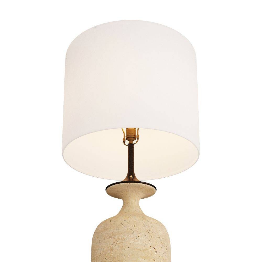 Arteriors - PTC15-SH027 - Table Lamp - Bridgeport - Sand, Faux Travertine