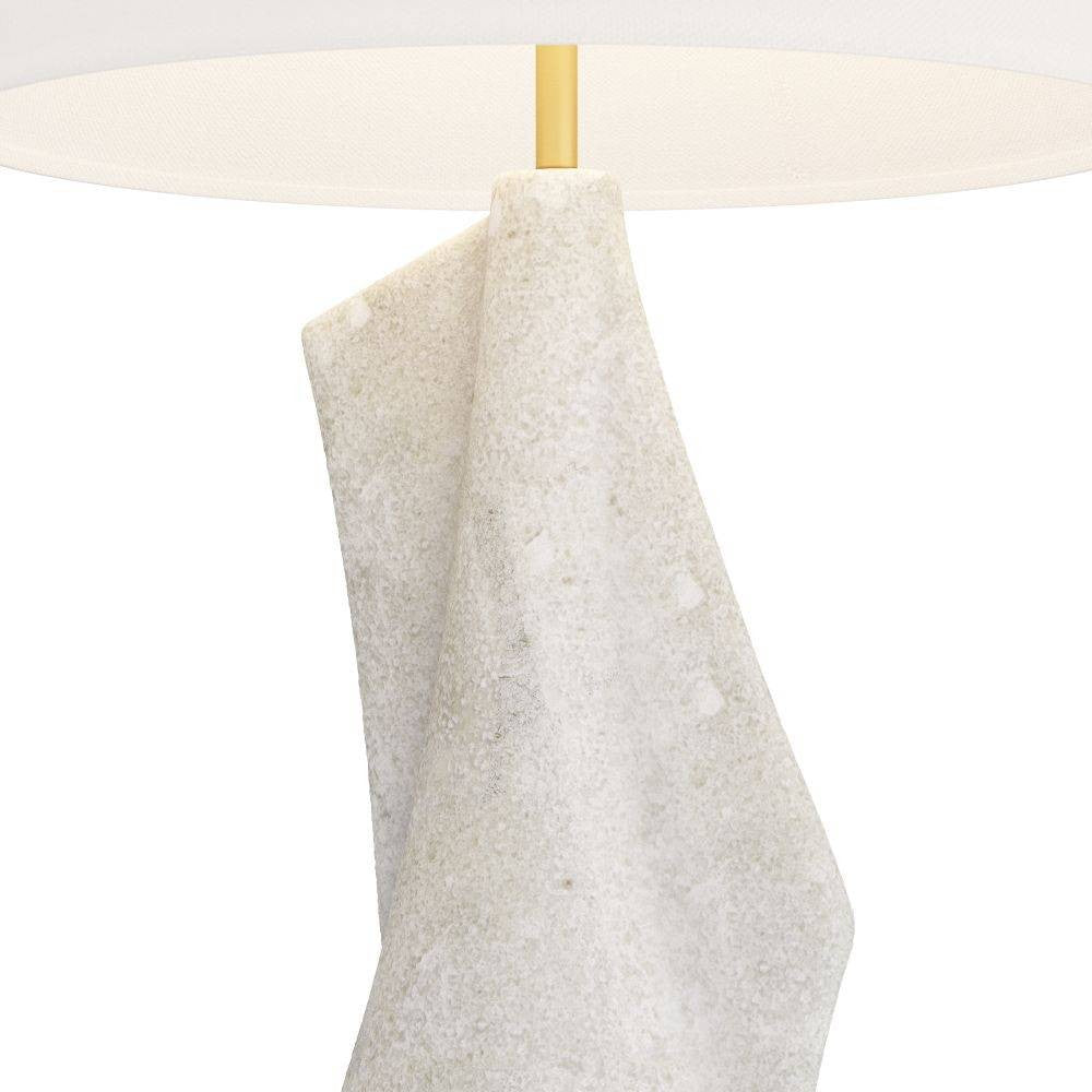 Arteriors - PTC22-SH032 - Table Lamp - Bruce - Ivory, Glass Stone