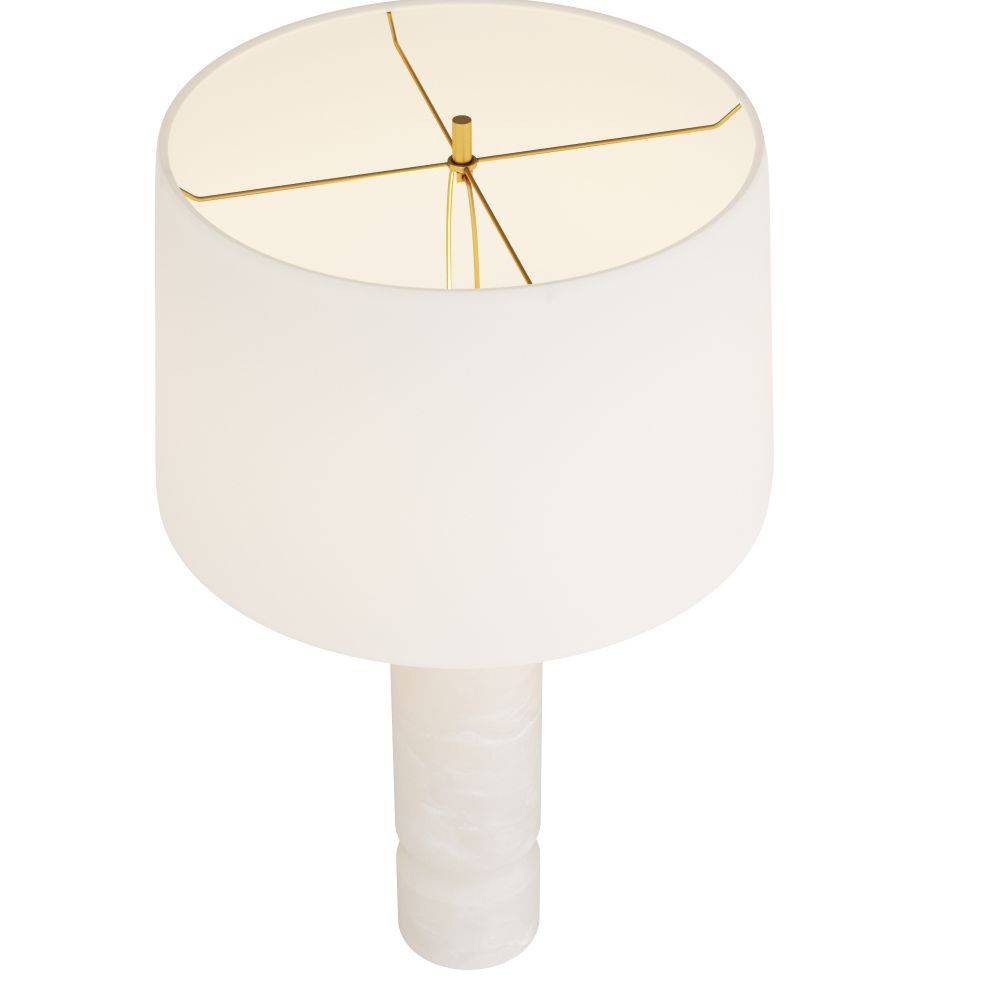 Arteriors - PTC25-SH024 - Table Lamp - Angelina - White, Alabaster