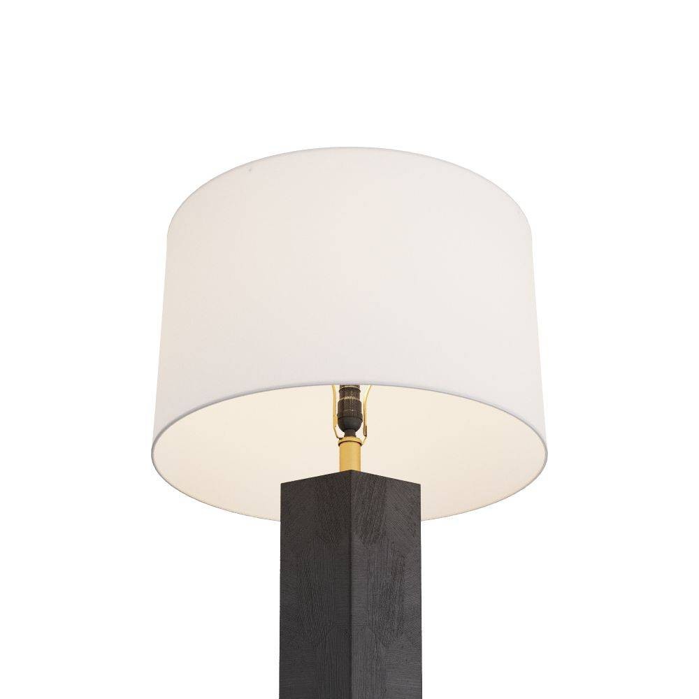 Arteriors - PTS07-610 - Table Lamp - Zaya - Ebony, Corn Husk