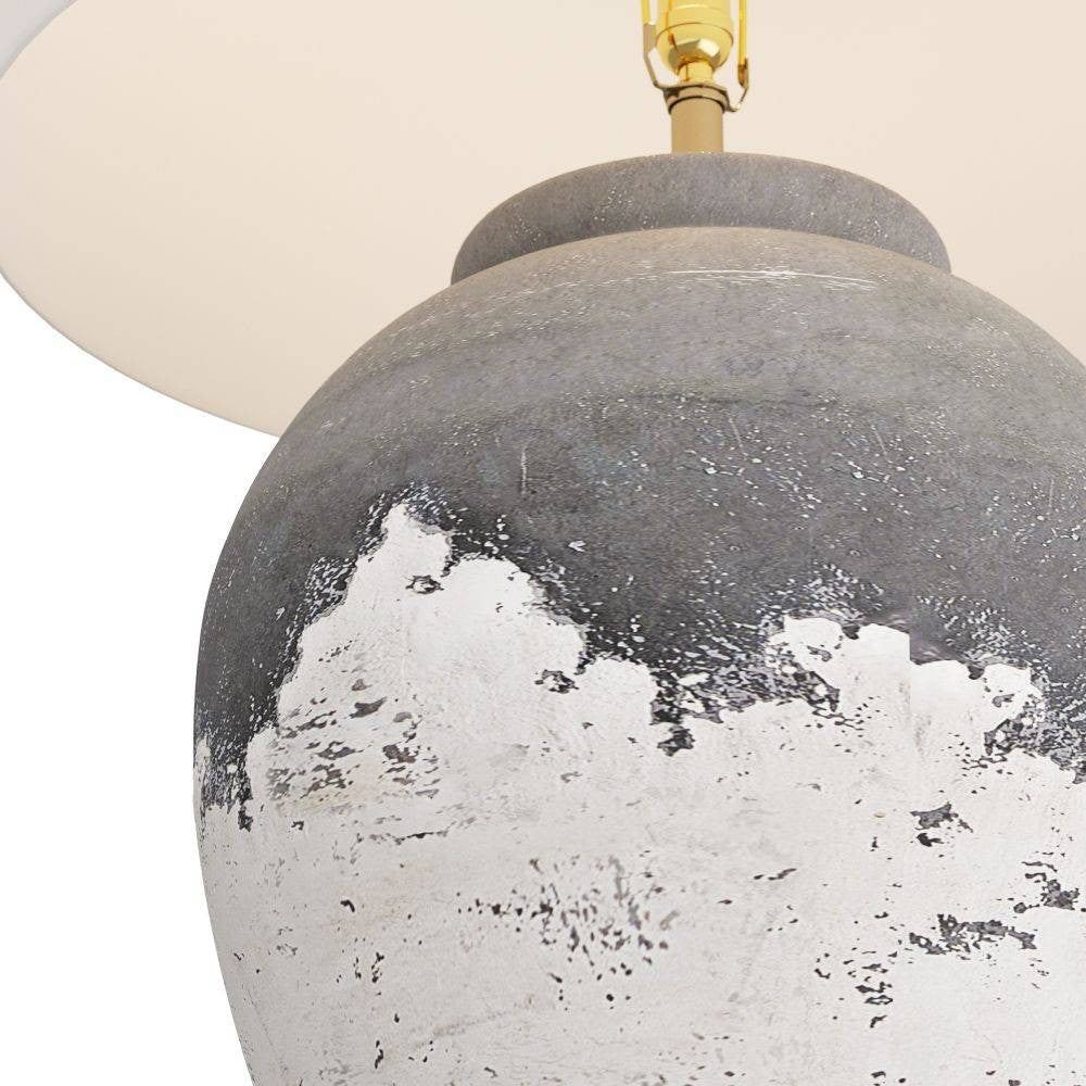 Arteriors - PTS09-SH026 - Table Lamp - Yukon - German Smear Graphite, Terracotta