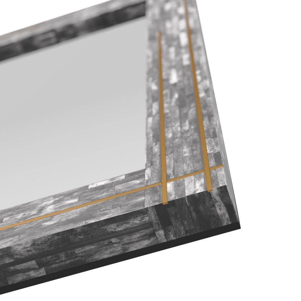 Arteriors - WMI33 - Mirror - Yvette - Gray, Bone