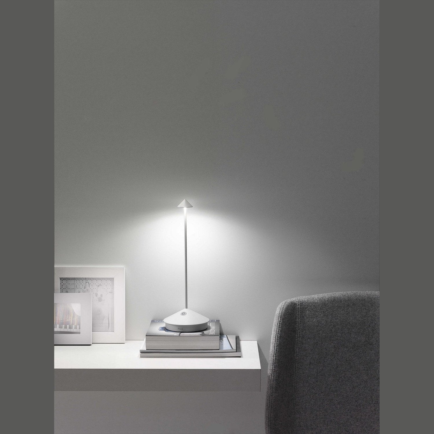 Zafferano - LD0650B4 - LED Table Lamp - Pina - White