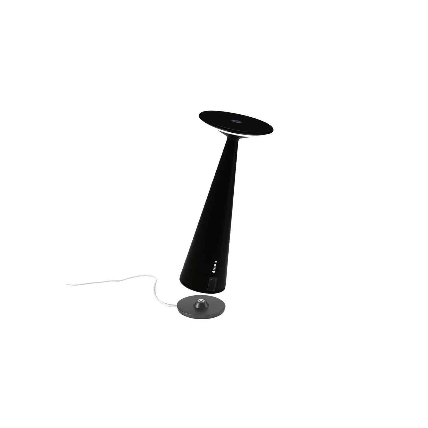 Zafferano - LD0611N3 - LED Table Lamp - Dama - Black