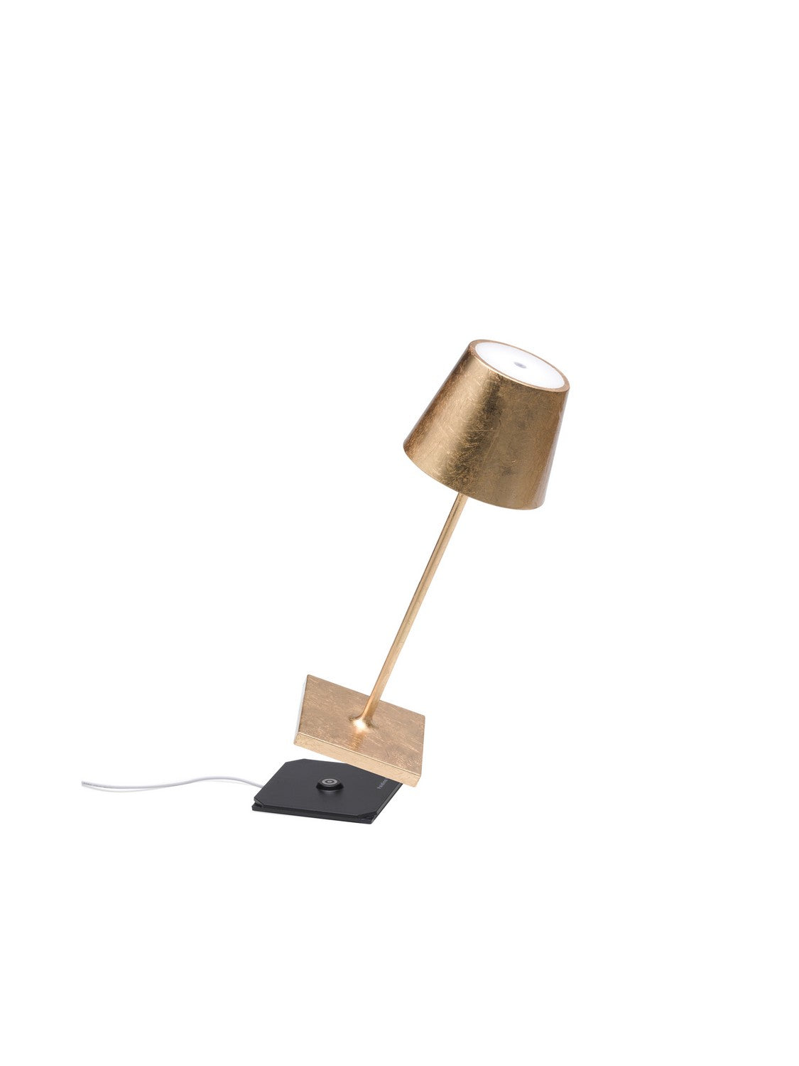 Zafferano - LD0320BFO - LED Table Lamp - Poldina - Gold leaf