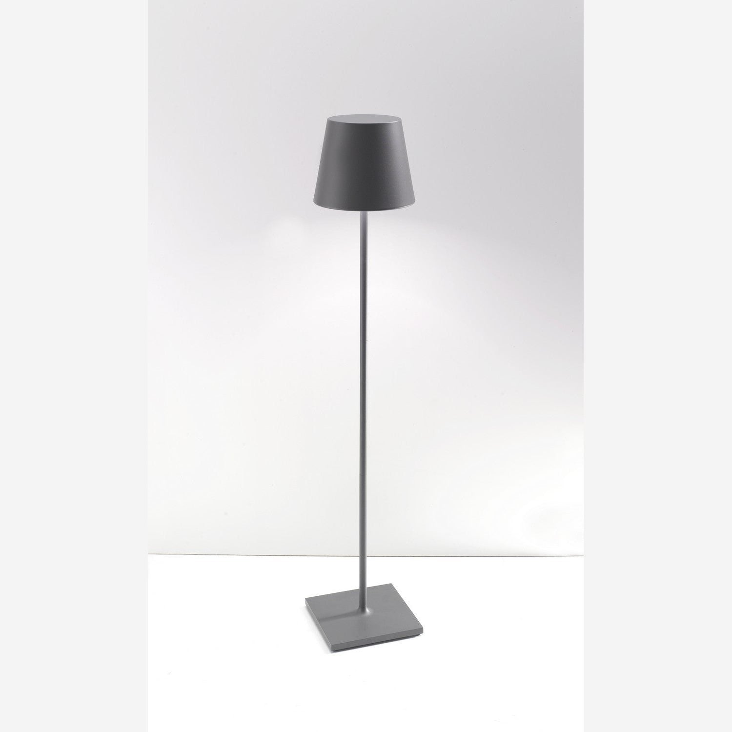 Zafferano - LD0360N3 - LED Floor Lamp - Poldina Pro - Dark grey