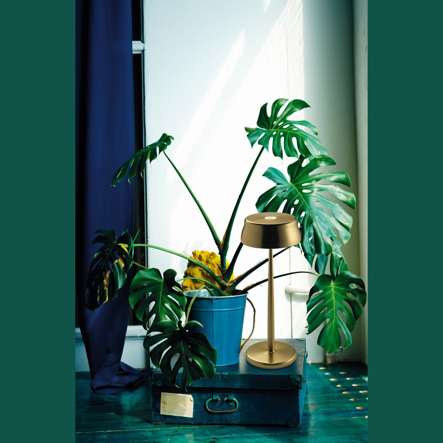 Zafferano - LD0300O3 - LED Table Lamp - Sister Light - Anodized Gold