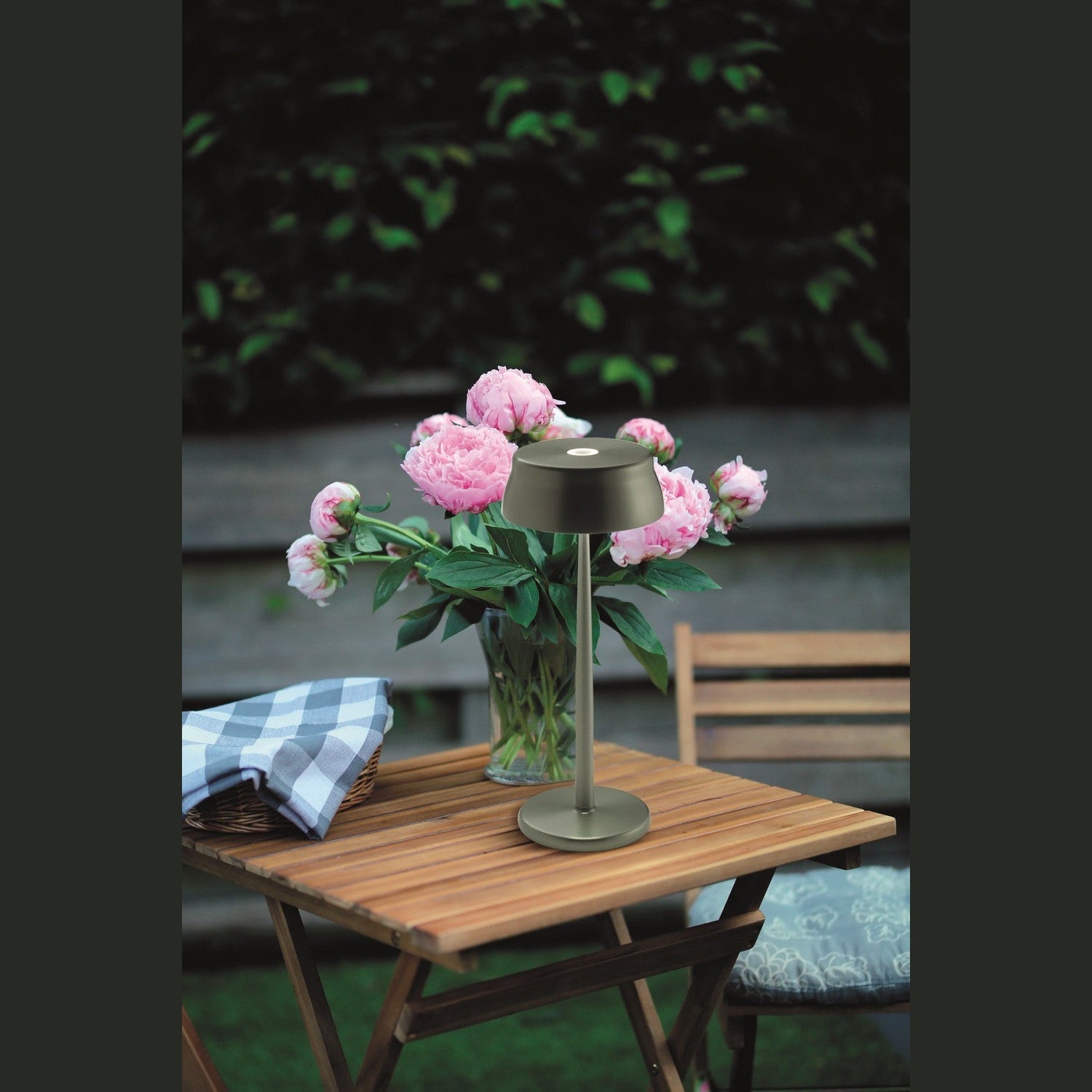 Zafferano - LD0300V3 - LED Table Lamp - Sister Light - Anodized Green