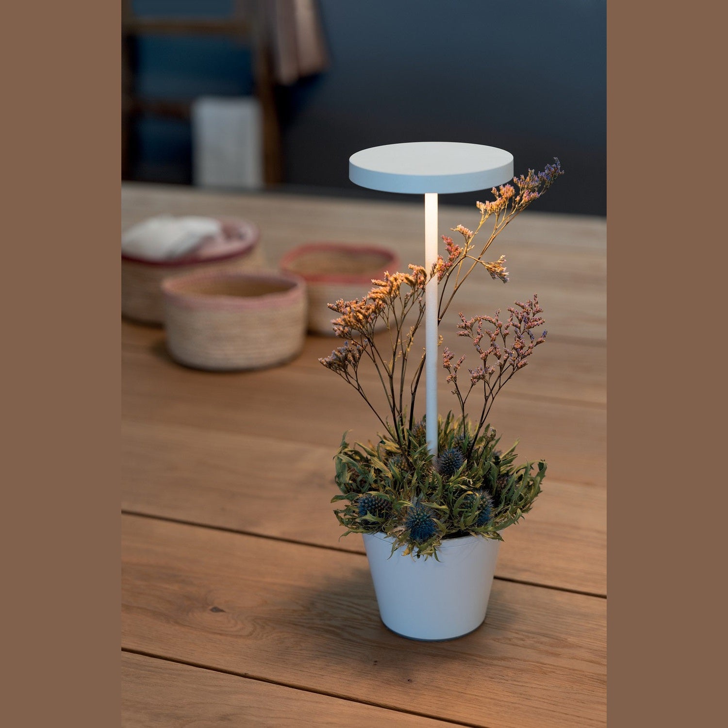 Zafferano - LD0420B4 - LED Table Lamp - Poldina - White