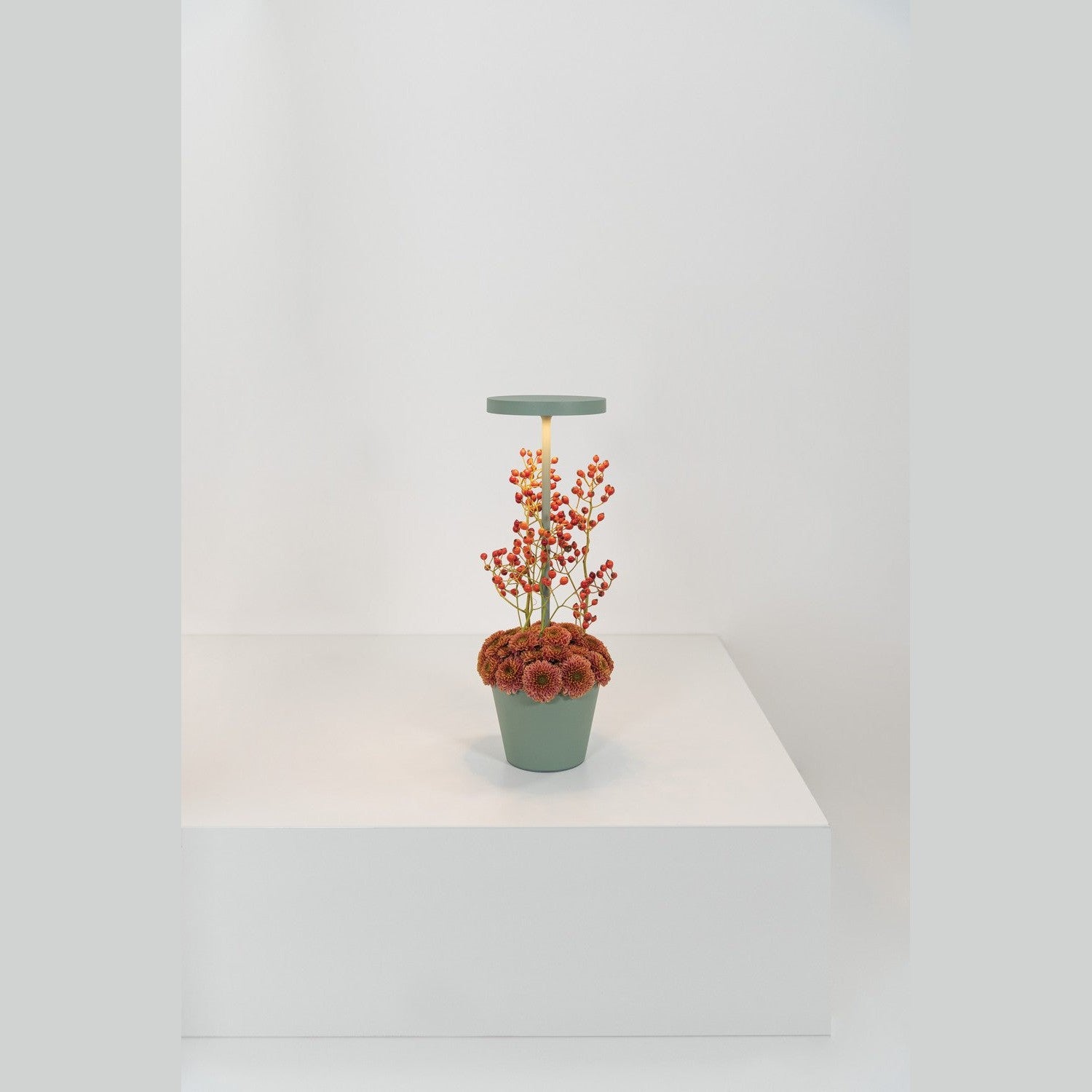 Zafferano - LD0420G4 - LED Table Lamp - Poldina - Sage Green
